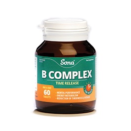 SONA TIME RELEASE B COMPLEX TABLETS (60)