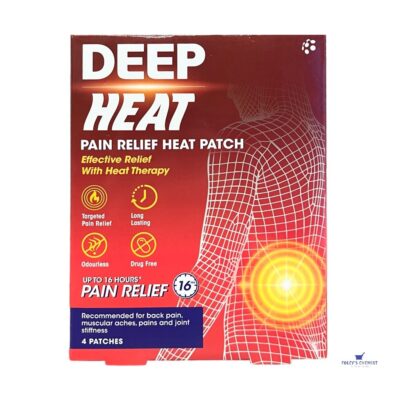 Deep Heat Pain Relief Patch - Regular (4)