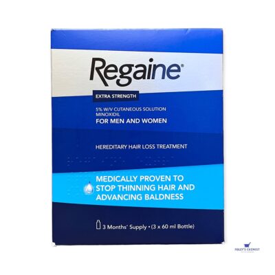 Regaine Extra Strength Solution - 5% Minoxidil (3x60ml)