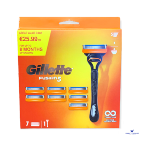 Gilette Fusion Value Pack - Razor & 8 Blades