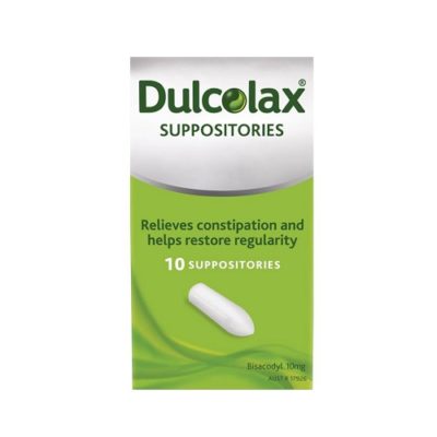 DULCOLAX SUPPOSITORIES 10MG ADULT (12)