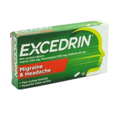 EXCEDRIN MIGRAINE AND HEADACHE TABLETS (20)