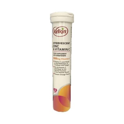 KELKIN EFFERVESCENT VITAMIN C & ZINC TABLETS (20)