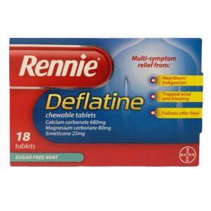 RENNIE DEFLATINE CHEWABLE TABLETS (18)