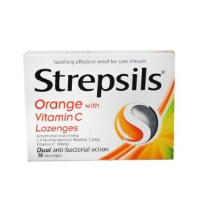 Strepsils Orange Lozenges with Vitamin C (36)