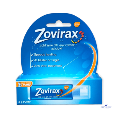 Zovirax Cold Sore Cream Pump (2g)