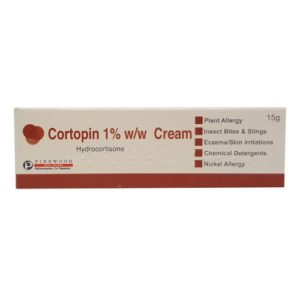 CORTOPIN 1% HYDROCORTISONE CREAM (15G)
