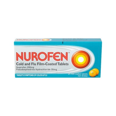 NUROFEN COLD & FLU 200MG/30MG TABLETS (24)