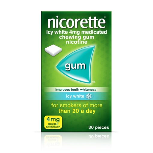 NICORETTE GUM ICY WHITE 4MG (30)