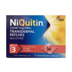 NIQUITIN CLEAR STEP 3 NICOTINE PATCH 7MG/HR (7)