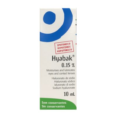 HYABAK 0.15% EYE DROPS (10ML)