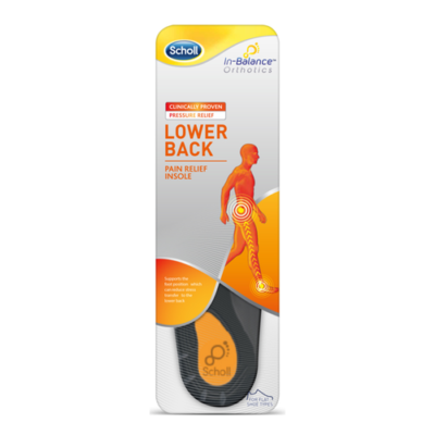 SCHOLL LOWER BACK PAIN RELIEF INSOLES