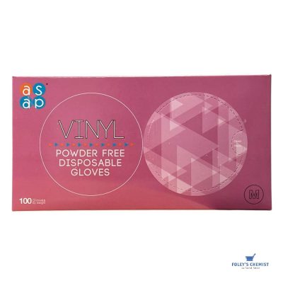 Vinyl Gloves - Powder Free - ASAP (100)