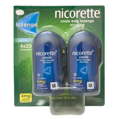 NICORETTE COOLS 4MG LOZENGE ICY MINT NICOTINE (4x20)