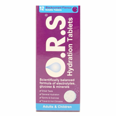 ORS Hydration Tablets - Blackcurrant (12)