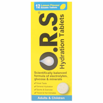 O.R.S. Hydration Tablets - Lemon (12)
