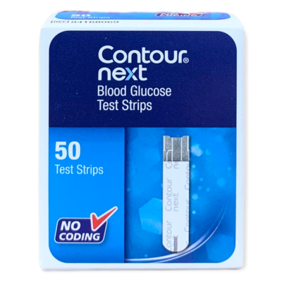Contour Next Blood Glucose Test Strips (50)