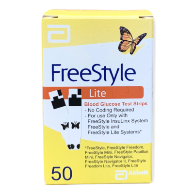 FreeStyle Lite Blood Glucose Test Strips (50)