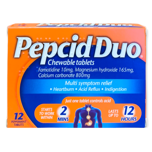Pepcid Duo Chewable Tablets (12)