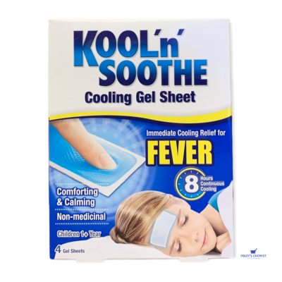 Kool N Soothe Fever Gel Sheets (4)