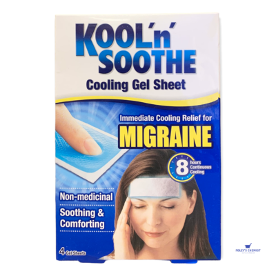 Kool N Soothe Migraine Gel Sheets (4)