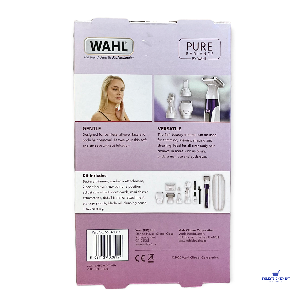 Wahl Pure Radiance Face & Body Hair Remover