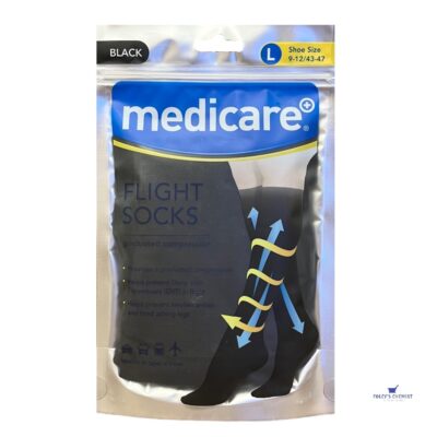Flight Socks Black - Medicare