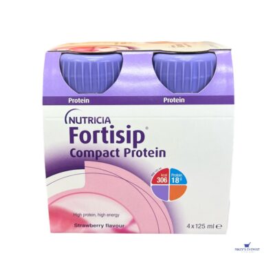 Fortisip Compact Protein 125ml (4) Strawberry