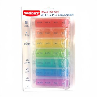 Weekly Pop-Out Pill Organiser - Medicare